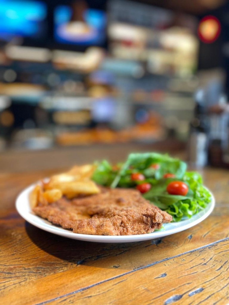 Filé Mignon Suíno à Milanesa